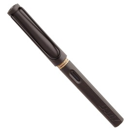 LAMY Safari Fountain Pen, Charcoal Black, Size B (Bold)