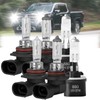 QUAYUB Fit for GMC Sierra 1999-2002 Halogen Headlight Bulbs,9005/HB3 High