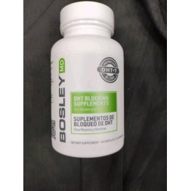 Bosley DHT Blocking Supplement Hair Growth (Unisex) Women & Men 60 Cap New Inven