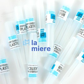LA MIERE 100P Disposable Premium Dental Plastic Hub Needles in Perforated Box (30G Short), 21mm Length