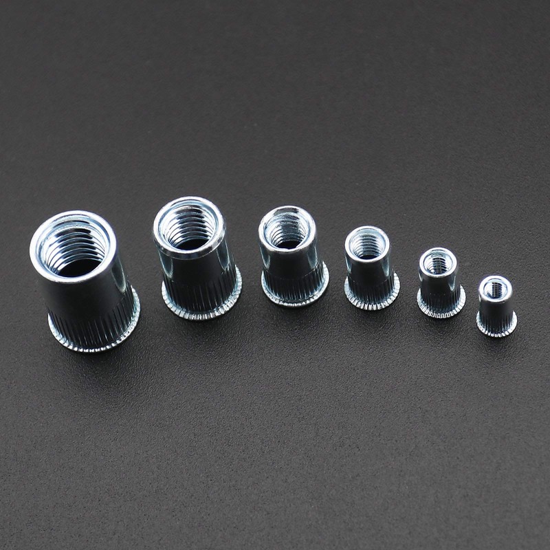 OTOTEC 220Pcs Rivnut Assorted Kit, Knurled Steel Serrated Reduced (M3