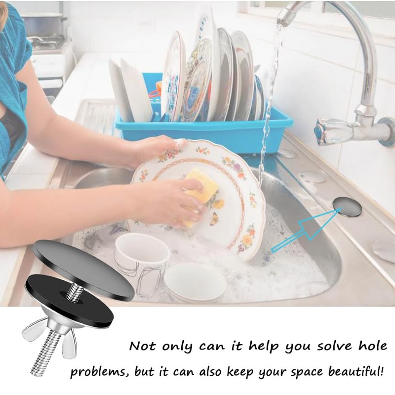 2 Inch Kitchen Sink Hole Cover,Faucet Hole Cover Stainless Steel