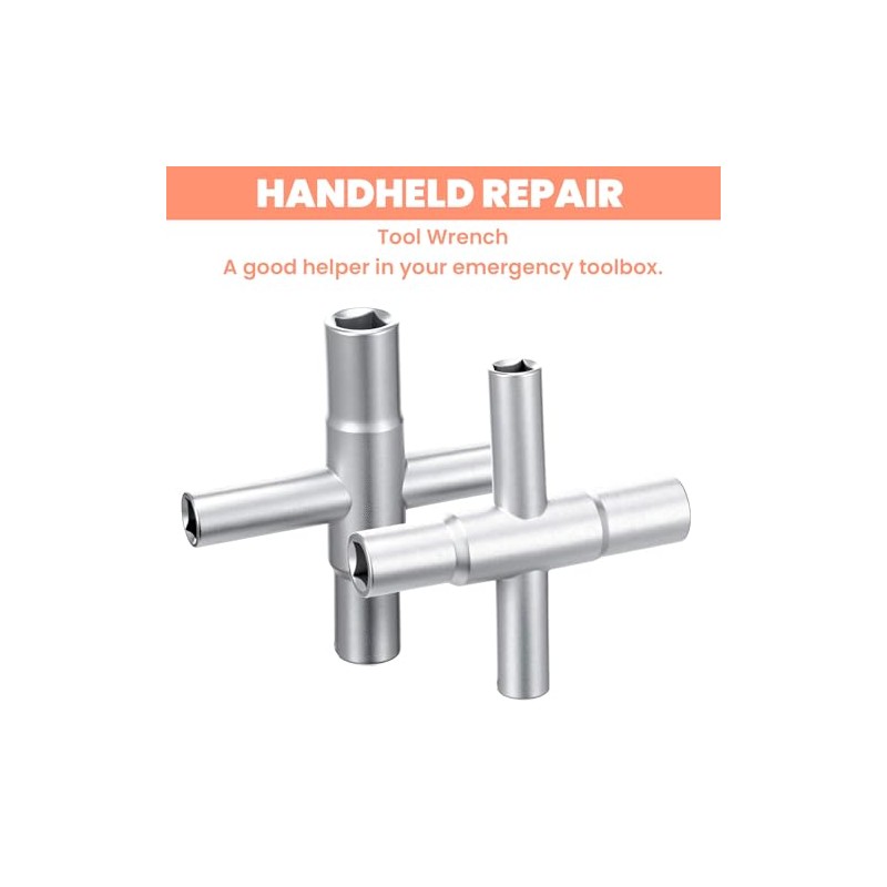 Multi-Function Water Spigot Key Wrench - 4 Pack