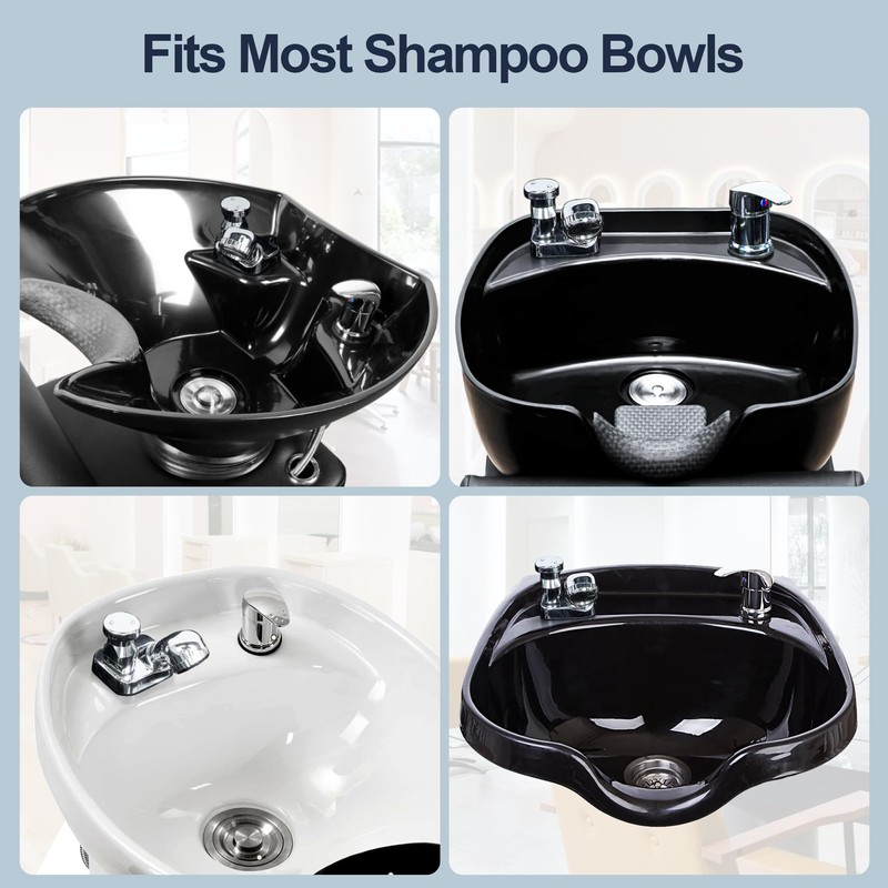 Salon Shampoo Sink Bowl Faucet and Sprayer Kit