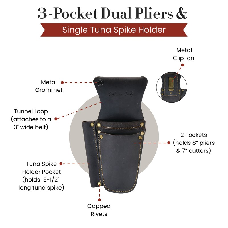 Style N Craft 70012-3 Pocket Dual Pliers & Single Tuna