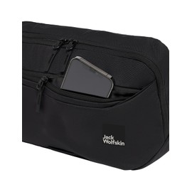 Jack Wolfskin Unisex Gutleut Crossbody Crossover Body Bag, Black, black, Unit size