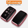 Sindeda for Land Rover Key Fob Cover with Keychain Soft