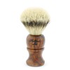 3-Piece Wooden Shaving Set for Men Silver Tip Badger Hair