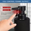 Automatic Hand Foaming Soap Dispenser Black Foam Auto Countertop Soap