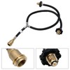EATAKWARD Universal Y Type Splitter Propane Tank Converter Adapter Hose,