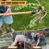 MASYHLEST Weed Puller Tool, Stand Up Weed Remover Tool with