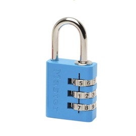 Master Lock 7630EURDCOL Combination Padlock in Aluminium, Random Color, 3 x 6.5 x 1.3 cm