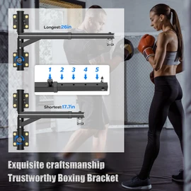 BaiYuan Heavy Bag Hanger - Adjustable Wall Mount Punching Bag Hanger