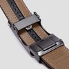 Acewin Men's Leather Belt, Automatic Work Belt, Adjustable, Width 35