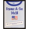Frame USA "Frame-A-Tee Series, 14x18, Black Wood T-Shirt Frame for