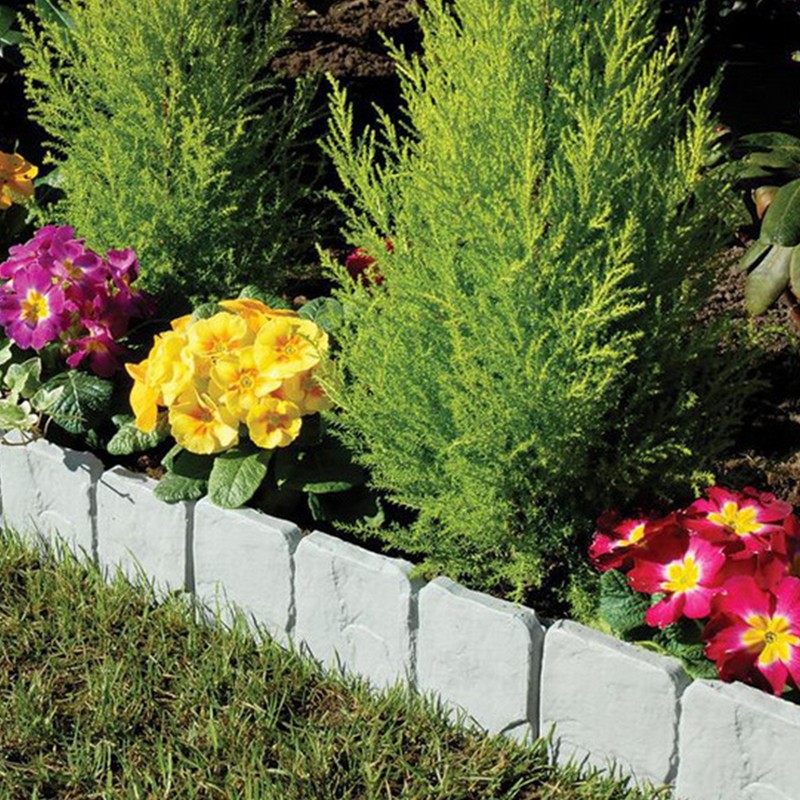 Garden Fence Decorative Plastic Fence Recyclable Plastic Barrier Environmental Protection