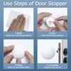 XoYoZo Door Stoppers Wall Protector Buffer Guard Doorknob Door Handle