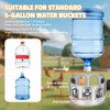 5 Gallon Chicken Waterer Base for Farm, Stainless Steel Poultry