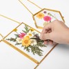 Double Glass Frame for Pressed Flowers - w/Real Dried Flowers