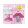 Sanrio 763985 Sanrio Reflector Clip, Reflector, Pink, Set of 2,