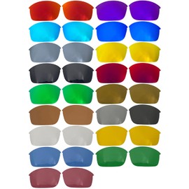 Wetnenss Replacement Lenses for Oakley Bottle Rocket OO9164/1.5mm polarized/easy to install (red)