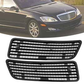 JHRISE Pair Hood Air Vent Grille Grill Cover For Mercedes S550 W221 W216 W251 R350 2007-2013 2218800205 2218800305