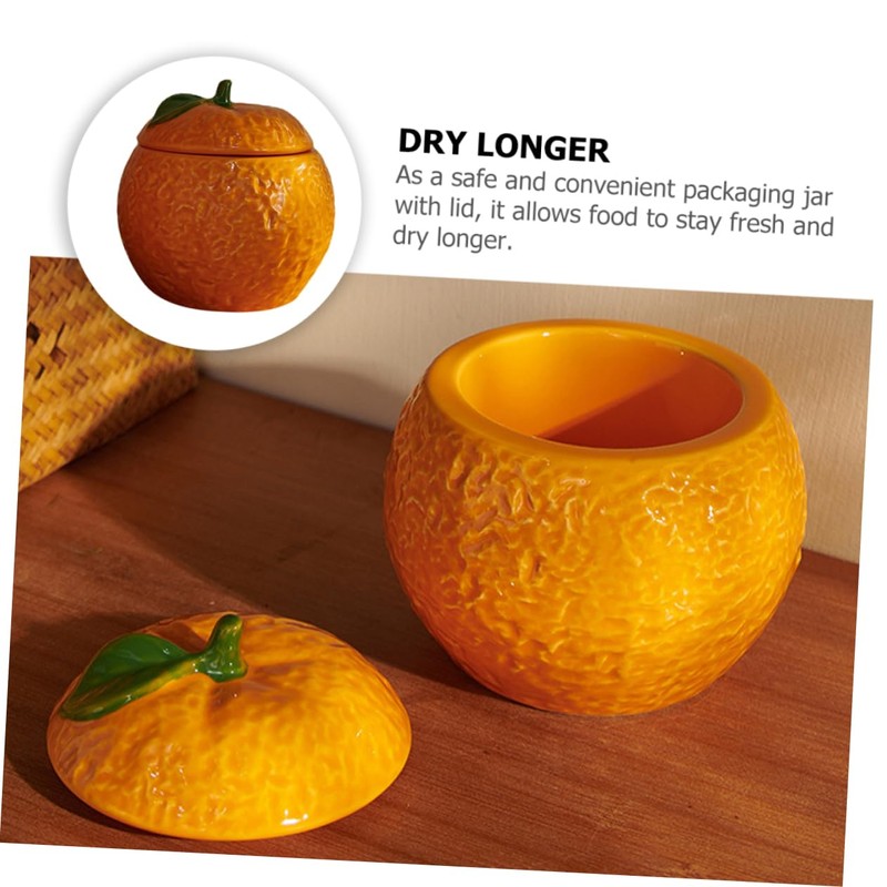 Ciieeo Ceramic Storage Jar Cookie Jar Sugar Storage Chip Bowl