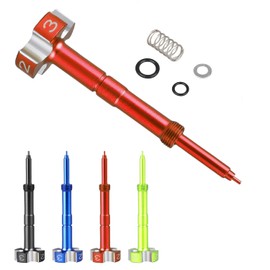 Amavoler Air Fuel Mixture Screw CNC Adjust Carb FCR Air Screw Replacement Parts Fit for KEIHIN Carburetor Four-Strokes FCR Carbs KTM Yamaha Suzuki Pit Dirt Bike. (Red)