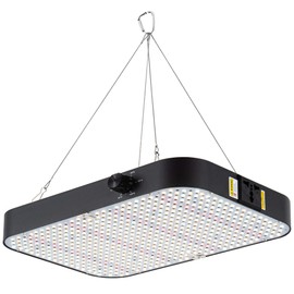 FECiDA 2024 Newest LED Grow Light 200 Watts Actual Power, 2x2 ft Dimmable Grow Gent Light, UV-IR Included Full Spectrum Plant Growing Lamp, Daisy Chain Function and Quiet Build-in Fan