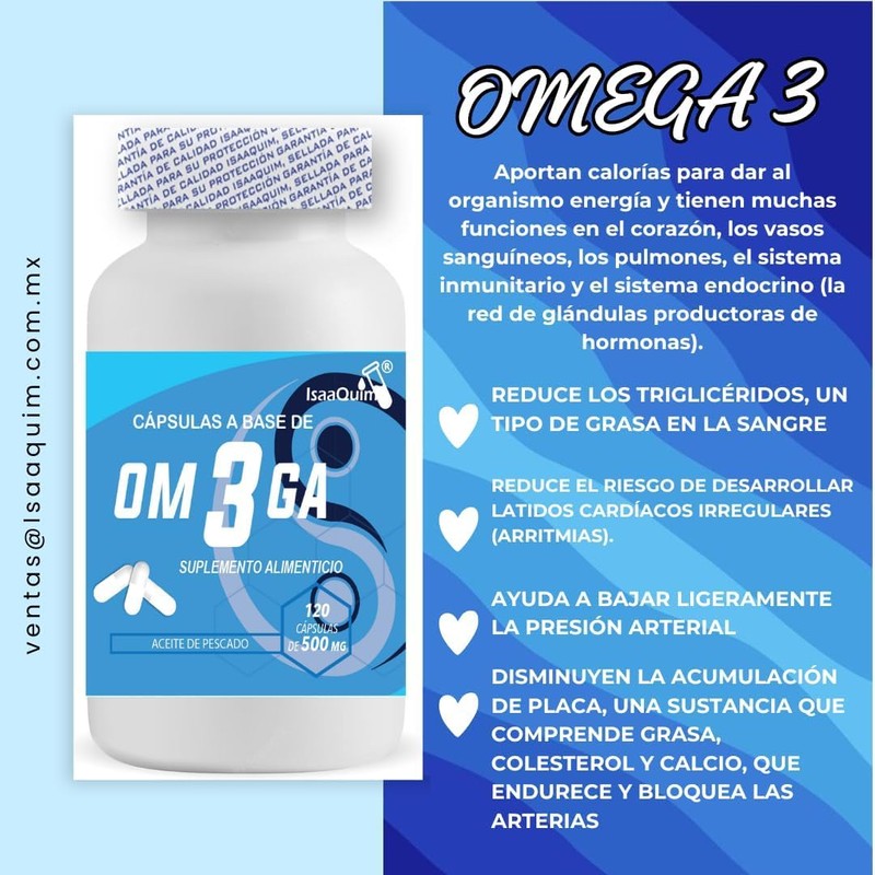 DUO Omega 3 (aceite de pescado en polvo) con Vitamina