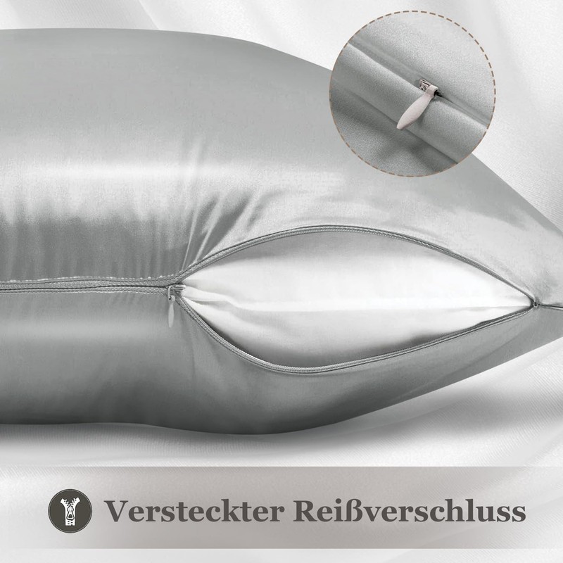 Adubor Silk Pillowcase 40 x 80 for Hair and Skin