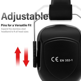 cumunebula Noise Reduction Ear Protection Ear Muffs, Shooting Ear Protection, NRR 28dB Noise Cancelling Headphones for Adults Kids Autism, Hearing Protection for Shooting Gun Range Mowing