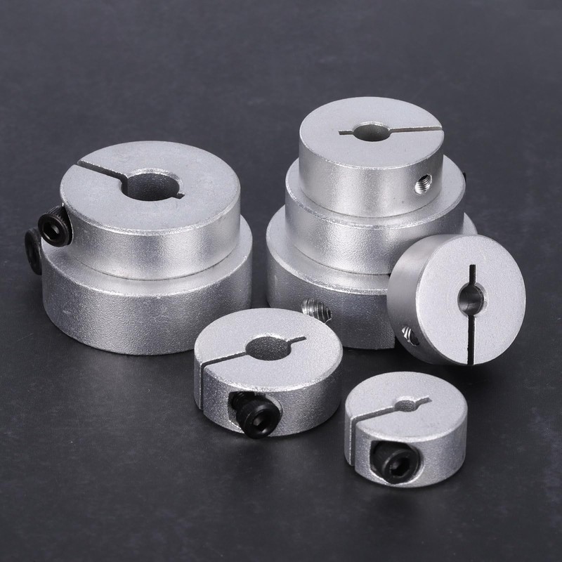 sourcing map 8pcs Single Split Shaft Collar Set 3mm 4mm