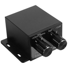 ULTECHNOVO Bass Knob Car Amplifier Level Controller RCA Remote Bass Control for Car Audio Systems Enhances Sound Quality Easy Installation