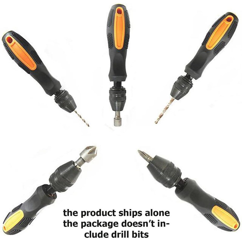 KEWAYO Pin Vise Hand Drill Bits, Precision Hand Drill Bits