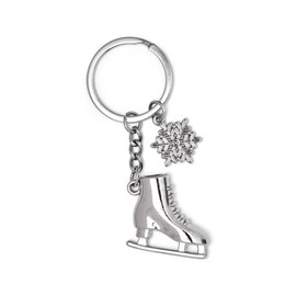 DonJordi Ice Skate Keyring - Pendant as a Gift for Ice Skating, silver