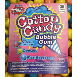 Dubble Bubble Cotton Candy Gumballs 5 Pounds Free Shipping