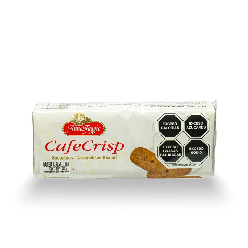 GALLETAS CAFECRISP CARAMELIZADA ANNA FAGGIO 200G