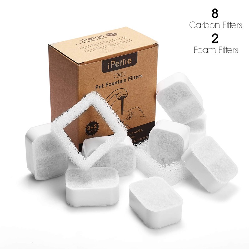 iPettie Replacement Filters for Tritone and Fiumi Ceramic Fountain |