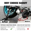 BAOUFF Motorcycle Front and Rear Wheel Stand Lift,Universal Portable Height