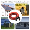 10AWG Solar Panel to Anderson-Style Connector Extension Cable 25FT, Tinned