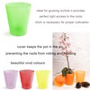 Home Garden Ornaments Orchid Pots, Flower Planter - Decorative Semi