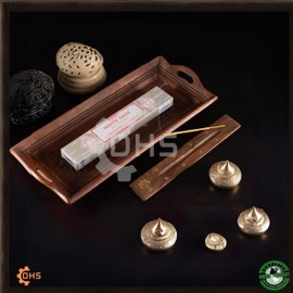 Satya Nag Champa White Sage Incense Sticks - Hand Rolled | Full Box of 12 | With DHS Incense Stick Holder | Used for Aromatherapy,