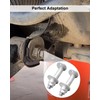 AUGREX 2 Pack of Rear Camber Caster Alignment Bolt Kit