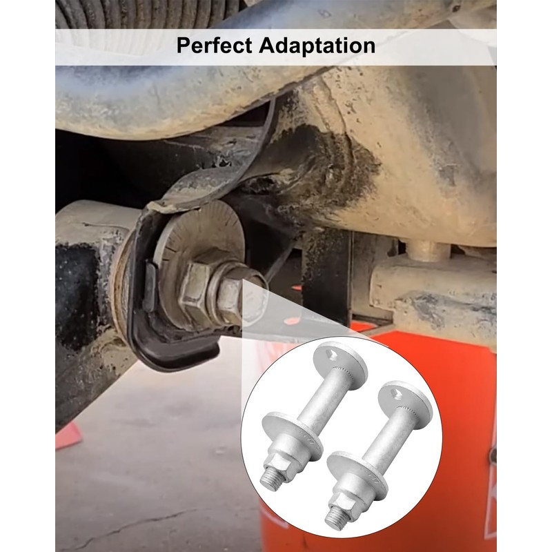 AUGREX 2 Pack of Rear Camber Caster Alignment Bolt Kit