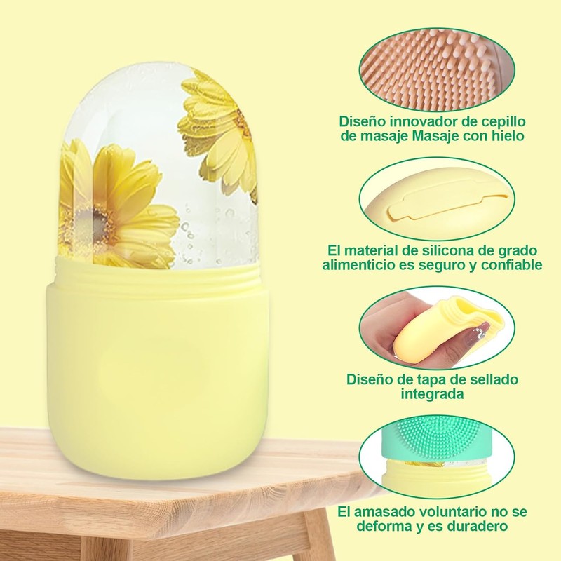 Kit de Rodillo de Hielo para la Cara y Tabla