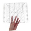 LALAFINA Transparent Acrylic Sewing Ruler for DIY Tailoring Clear Square