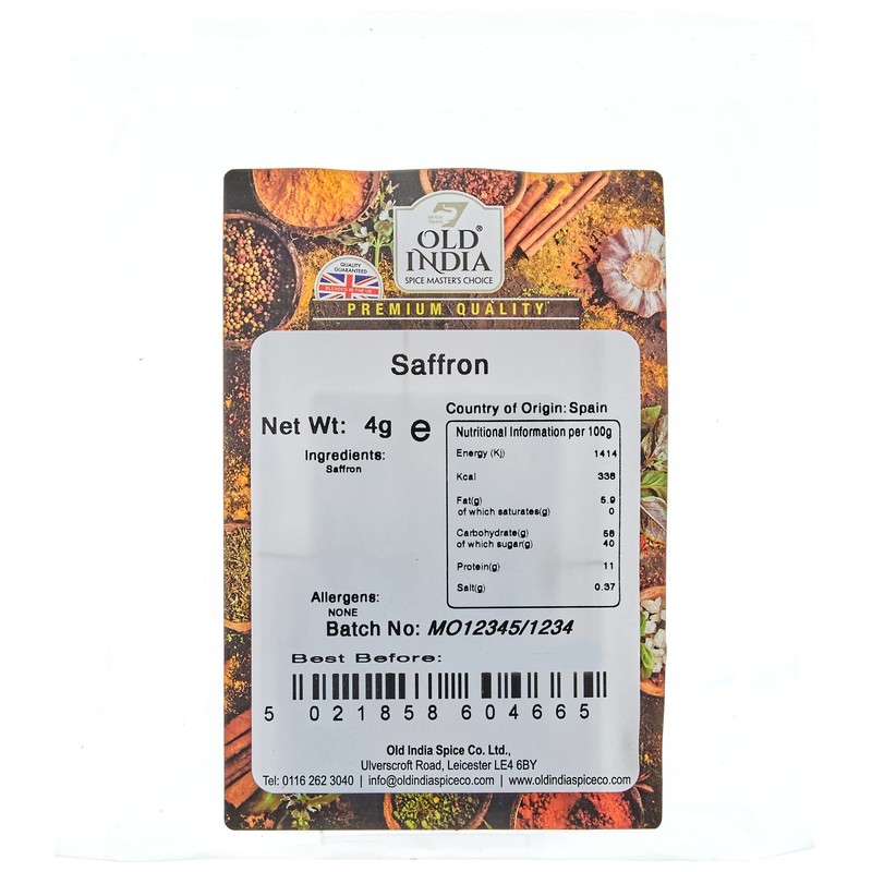 Old India Saffron 4g