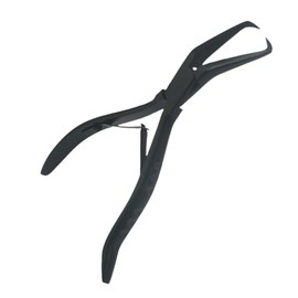 Milageto Hair Extension Tool Styling Tool Sealing Clamp Plier Stainless Steel for Removal Micro Rings Beads Opener Barber Shops, Black