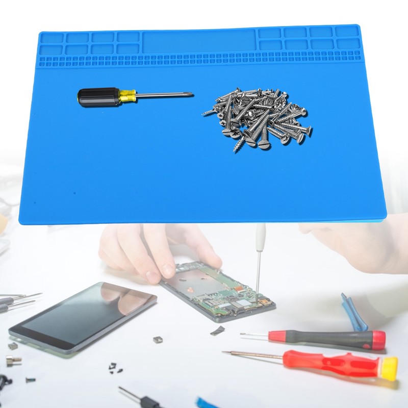 Repair Mat Heat Resistant Magnetic Silicone Computer Phone Solder Station
